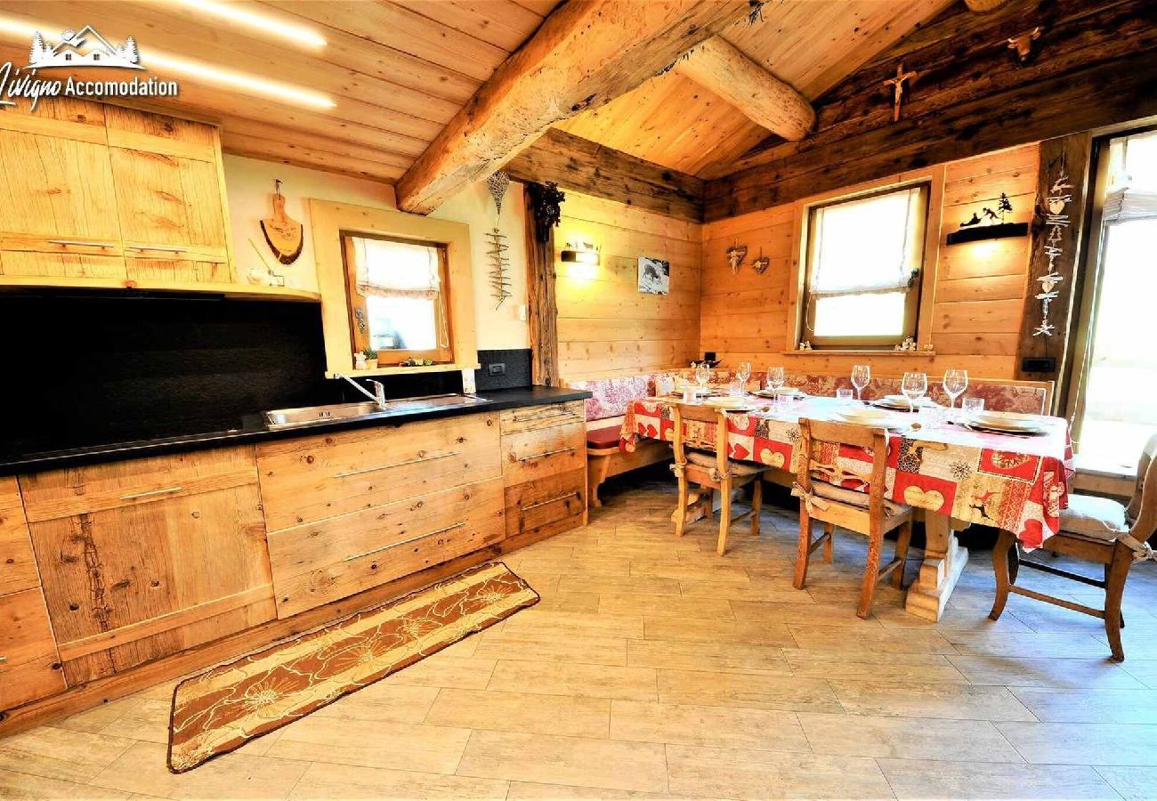 Ferienwohnung in Livigno - Chalet Heaven Mottolino - Dharma Luxury 