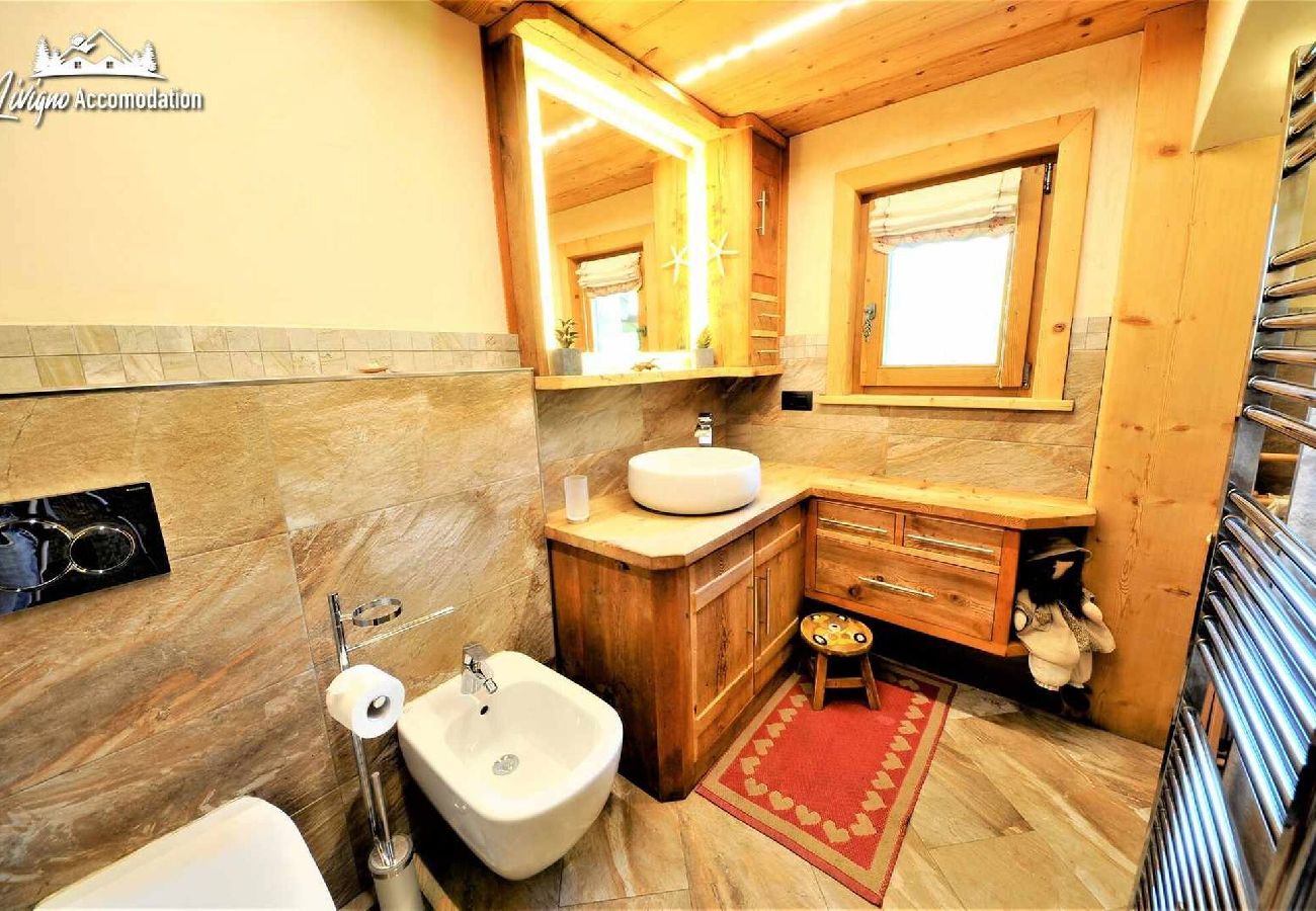 Ferienwohnung in Livigno - Chalet Heaven Mottolino - Dharma Luxury 