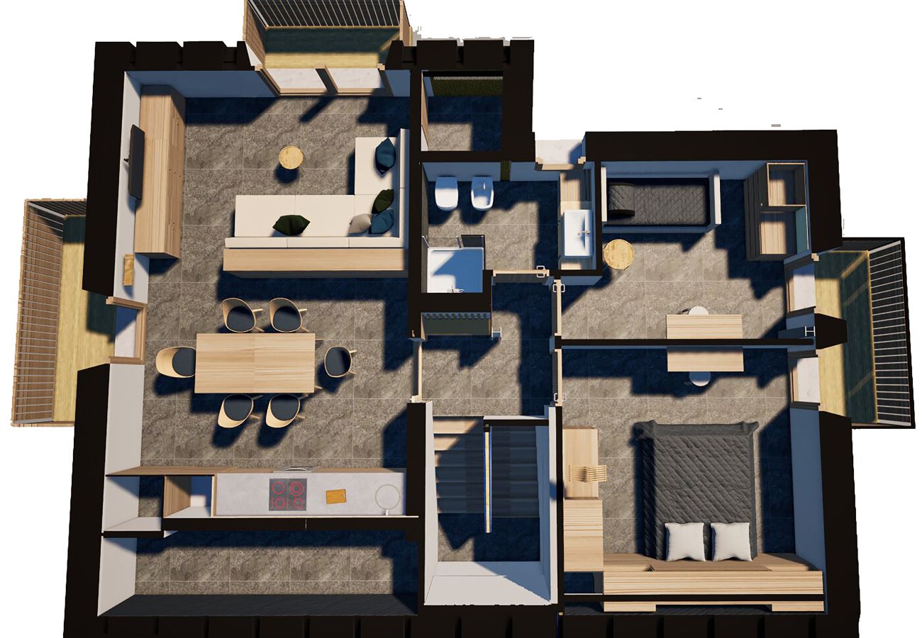 Ferienwohnung in Livigno - Abete Rosso - Trilo Genzianella