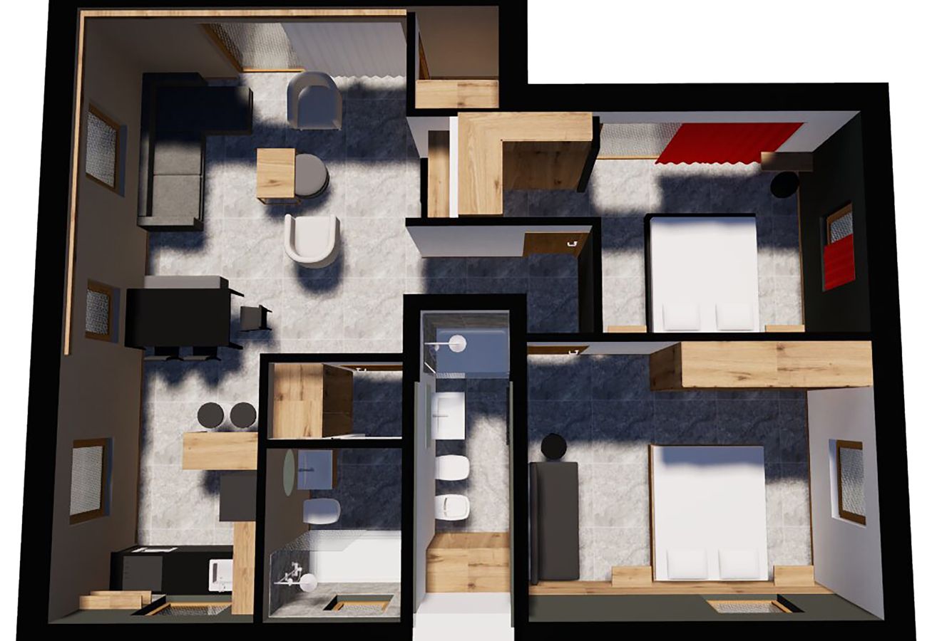 Apartment in Livigno - Abete Rosso - Trilo Rododendro 